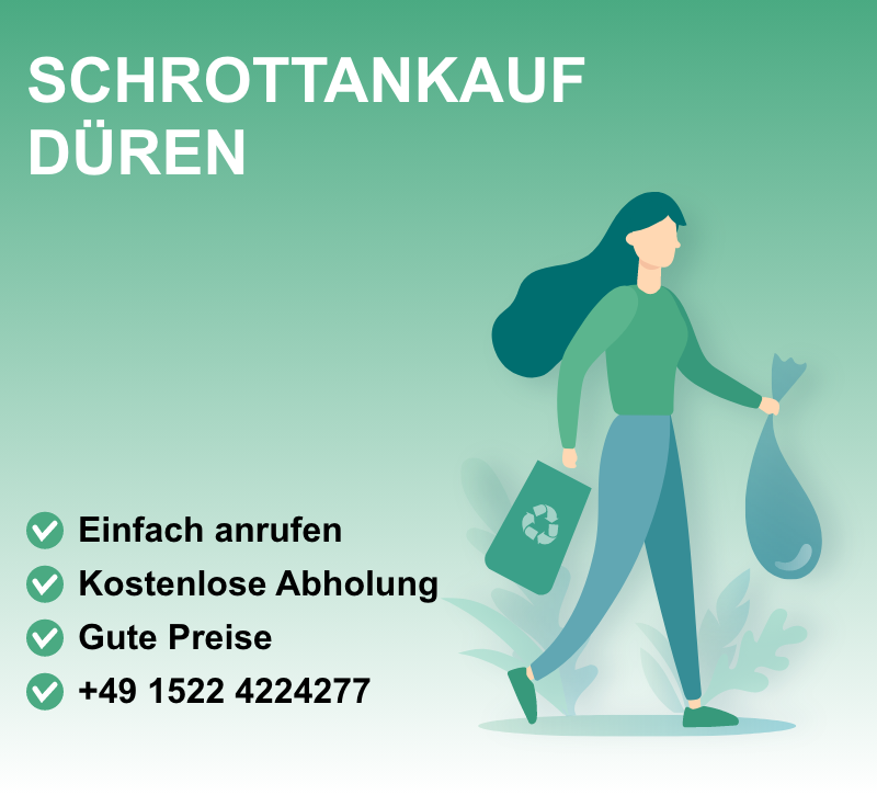 Einfacher Ablauf beim Schrottankauf Düren: anrufen, Abholung vereinbaren und bezahlen lassen